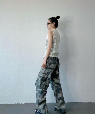 Snow Camouflaged Pants #250406
